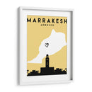Marrakesh, Morocco - Mapas de amor de la ciudad 47 - Emiliano Deificus | Cuadro decorativo de Canvas Lab