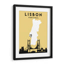 Lisboa, Portugal - Mapas de amor de la ciudad 39 - Emiliano Deificus | Cuadro decorativo de Canvas Lab