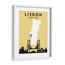 Lisboa, Portugal - Mapas de amor de la ciudad 39 - Emiliano Deificus | Cuadro decorativo de Canvas Lab