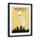 Manila, Filipinas - Mapas de amor de la ciudad 46 - Emiliano Deificus | Cuadro decorativo de Canvas Lab