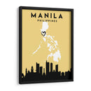 Manila, Filipinas - Mapas de amor de la ciudad 46 - Emiliano Deificus | Cuadro decorativo de Canvas Lab