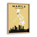 Manila, Filipinas - Mapas de amor de la ciudad 46 - Emiliano Deificus | Cuadro decorativo de Canvas Lab