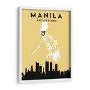 Manila, Filipinas - Mapas de amor de la ciudad 46 - Emiliano Deificus | Cuadro decorativo de Canvas Lab