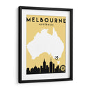 Melbourne, Australia - Mapas de amor de la ciudad 50 - Emiliano Deificus | Cuadro decorativo de Canvas Lab