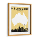 Melbourne, Australia - Mapas de amor de la ciudad 50 - Emiliano Deificus | Cuadro decorativo de Canvas Lab