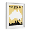 Melbourne, Australia - Mapas de amor de la ciudad 50 - Emiliano Deificus | Cuadro decorativo de Canvas Lab