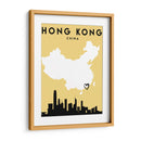 Hong Kong, China - Mapas de amor de la ciudad 32 - Emiliano Deificus | Cuadro decorativo de Canvas Lab