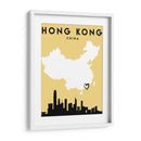 Hong Kong, China - Mapas de amor de la ciudad 32 - Emiliano Deificus | Cuadro decorativo de Canvas Lab
