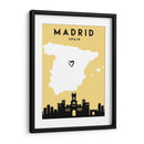 Madrid, España - Mapas de amor de la ciudad 44 - Emiliano Deificus | Cuadro decorativo de Canvas Lab