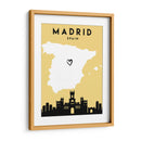Madrid, España - Mapas de amor de la ciudad 44 - Emiliano Deificus | Cuadro decorativo de Canvas Lab