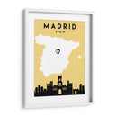 Madrid, España - Mapas de amor de la ciudad 44 - Emiliano Deificus | Cuadro decorativo de Canvas Lab