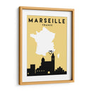 Marsella, Francia - Mapas de amor de la ciudad 48 - Emiliano Deificus | Cuadro decorativo de Canvas Lab