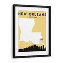 Nueva Orleans, Louisiana - Mapas de amor de la ciudad 60 - Emiliano Deificus | Cuadro decorativo de Canvas Lab
