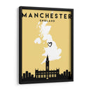 Manchester, Inglaterra - Mapas de amor de la ciudad 45 - Emiliano Deificus | Cuadro decorativo de Canvas Lab