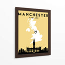 Manchester, Inglaterra - Mapas de amor de la ciudad 45 - Emiliano Deificus | Cuadro decorativo de Canvas Lab