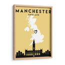 Manchester, Inglaterra - Mapas de amor de la ciudad 45 - Emiliano Deificus | Cuadro decorativo de Canvas Lab