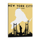 New York City, New York - Mapas de amor de la ciudad 61 - Emiliano Deificus | Cuadro decorativo de Canvas Lab