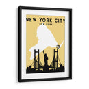 New York City, New York - Mapas de amor de la ciudad 61 - Emiliano Deificus | Cuadro decorativo de Canvas Lab