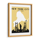 New York City, New York - Mapas de amor de la ciudad 61 - Emiliano Deificus | Cuadro decorativo de Canvas Lab