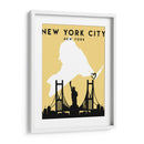 New York City, New York - Mapas de amor de la ciudad 61 - Emiliano Deificus | Cuadro decorativo de Canvas Lab