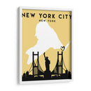 New York City, New York - Mapas de amor de la ciudad 61 - Emiliano Deificus | Cuadro decorativo de Canvas Lab