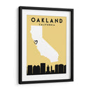 Oakland, California - Mapas de amor de la ciudad 62 - Emiliano Deificus | Cuadro decorativo de Canvas Lab