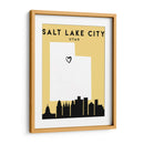 Salt Lake City, Utah - Mapas de amor de la ciudad 73 - Emiliano Deificus | Cuadro decorativo de Canvas Lab