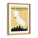 San Francisco, California - Mapas de amor de la ciudad 75 - Emiliano Deificus | Cuadro decorativo de Canvas Lab