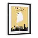 Seúl, Corea del Sur - Mapas de amor de la ciudad 79 - Emiliano Deificus | Cuadro decorativo de Canvas Lab