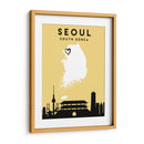 Seúl, Corea del Sur - Mapas de amor de la ciudad 79 - Emiliano Deificus | Cuadro decorativo de Canvas Lab