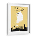 Seúl, Corea del Sur - Mapas de amor de la ciudad 79 - Emiliano Deificus | Cuadro decorativo de Canvas Lab