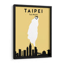 Taipei, Taiwan - Mapas de amor de la ciudad 85 - Emiliano Deificus | Cuadro decorativo de Canvas Lab