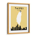 Taipei, Taiwan - Mapas de amor de la ciudad 85 - Emiliano Deificus | Cuadro decorativo de Canvas Lab