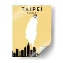 Taipei, Taiwan - Mapas de amor de la ciudad 85 - Emiliano Deificus | Cuadro decorativo de Canvas Lab