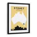 Sydney, Australia - Mapas de amor de la ciudad 84 - Emiliano Deificus | Cuadro decorativo de Canvas Lab
