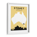 Sydney, Australia - Mapas de amor de la ciudad 84 - Emiliano Deificus | Cuadro decorativo de Canvas Lab