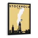 Estocolmo, Suecia - Mapas de amor de la ciudad 83 - Emiliano Deificus | Cuadro decorativo de Canvas Lab