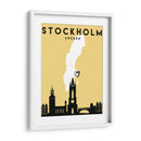 Estocolmo, Suecia - Mapas de amor de la ciudad 83 - Emiliano Deificus | Cuadro decorativo de Canvas Lab