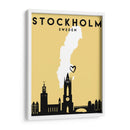 Estocolmo, Suecia - Mapas de amor de la ciudad 83 - Emiliano Deificus | Cuadro decorativo de Canvas Lab