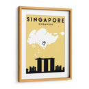 Singapur, Singapur - Mapas de amor de la ciudad 81 - Emiliano Deificus | Cuadro decorativo de Canvas Lab