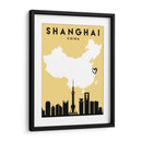Shanghai, China - Mapas de amor de la ciudad 80 - Emiliano Deificus | Cuadro decorativo de Canvas Lab