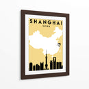 Shanghai, China - Mapas de amor de la ciudad 80 - Emiliano Deificus | Cuadro decorativo de Canvas Lab