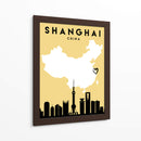 Shanghai, China - Mapas de amor de la ciudad 80 - Emiliano Deificus | Cuadro decorativo de Canvas Lab