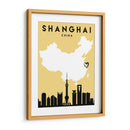 Shanghai, China - Mapas de amor de la ciudad 80 - Emiliano Deificus | Cuadro decorativo de Canvas Lab
