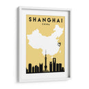 Shanghai, China - Mapas de amor de la ciudad 80 - Emiliano Deificus | Cuadro decorativo de Canvas Lab