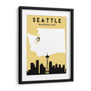 Seattle, Washington - Mapas de amor de la ciudad 78 - Emiliano Deificus | Cuadro decorativo de Canvas Lab