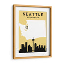 Seattle, Washington - Mapas de amor de la ciudad 78 - Emiliano Deificus | Cuadro decorativo de Canvas Lab
