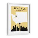 Seattle, Washington - Mapas de amor de la ciudad 78 - Emiliano Deificus | Cuadro decorativo de Canvas Lab