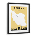 Tehran, Iran - Mapas de amor de la ciudad 86 - Emiliano Deificus | Cuadro decorativo de Canvas Lab