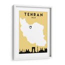 Tehran, Iran - Mapas de amor de la ciudad 86 - Emiliano Deificus | Cuadro decorativo de Canvas Lab